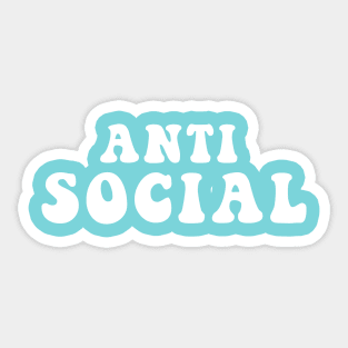 Anti Social Sticker